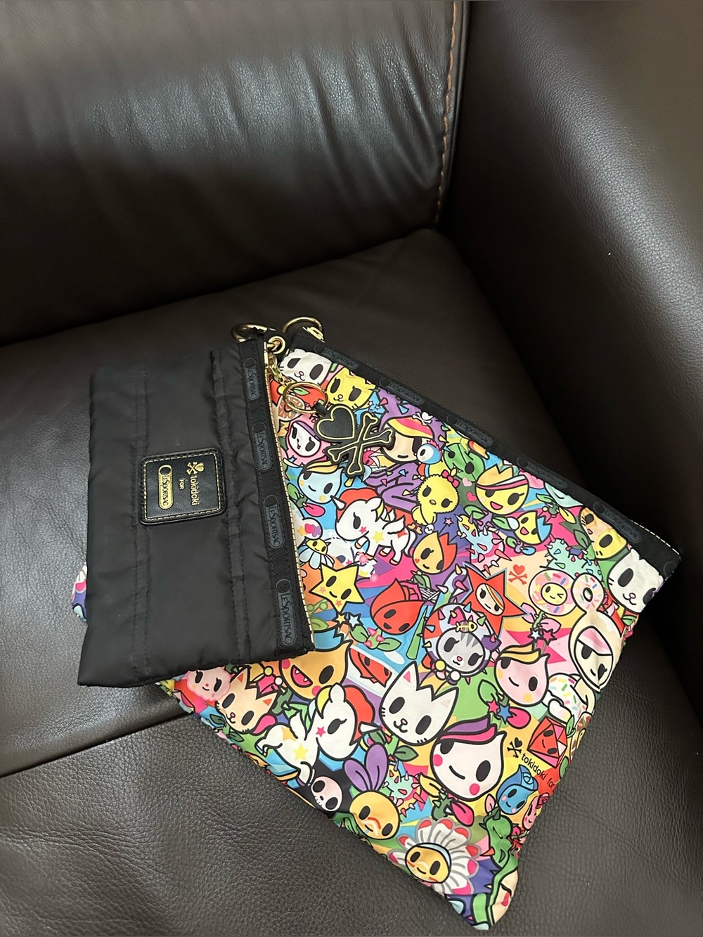 Tokidoki x LeSportsac Gioia Two-pouch Set in Tulipets Character Pouch Set - Picture 2 of 10